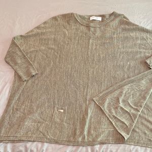 Mer Sea One Size Travel Sweater Gray